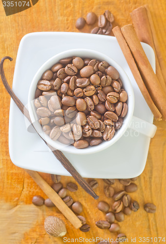 Image of coffee and aroma spice