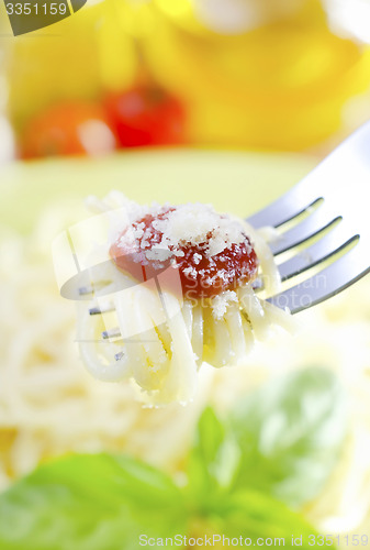 Image of pasta with sauce