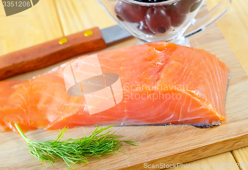 Image of raw salmon