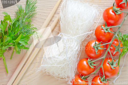 Image of rice noodles