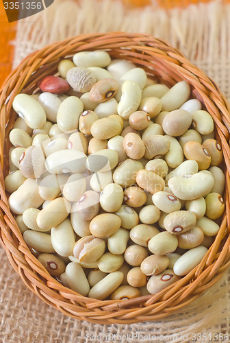 Image of raw beans