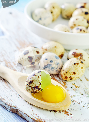 Image of quail eggs
