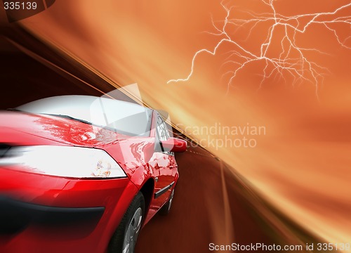 Image of Red car