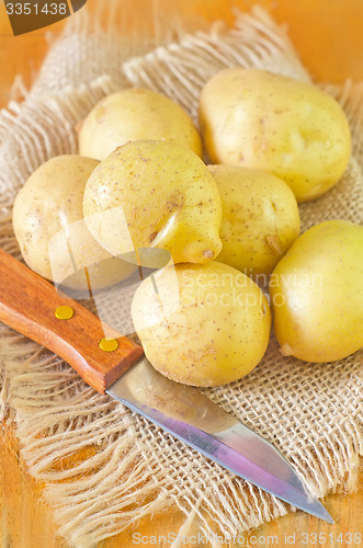 Image of raw potato