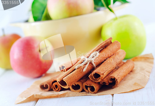 Image of cinnamon and apples