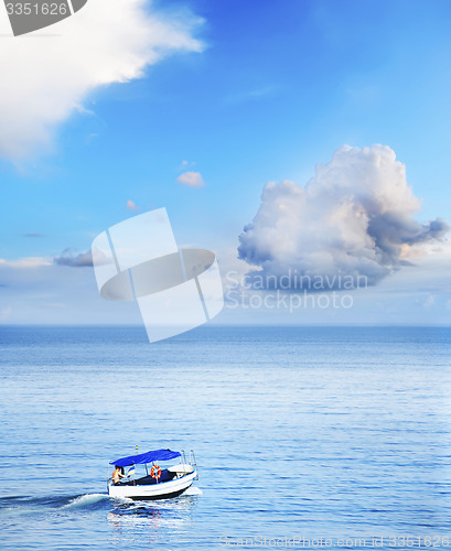 Image of boat on the sea