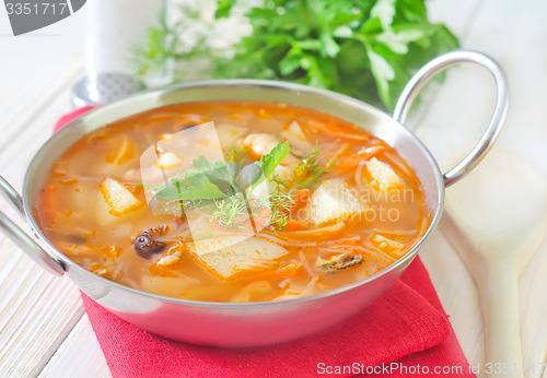 Image of fresh soup