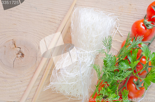 Image of rice noodles