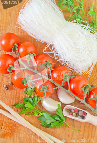 Image of rice noodles