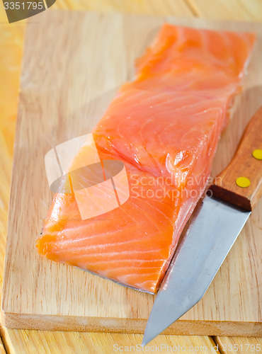 Image of raw salmon