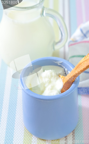 Image of yogurt with blueberry