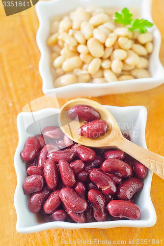 Image of red and white beans