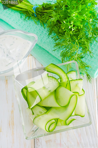 Image of salad with cucumber