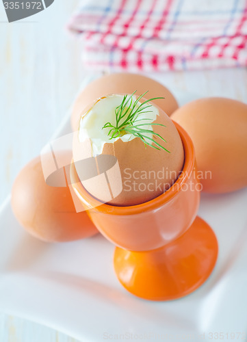 Image of boiled eggs