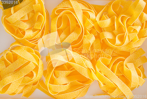 Image of raw pasta