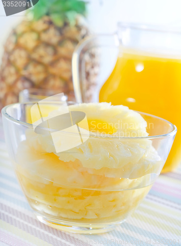 Image of pineapple and juice