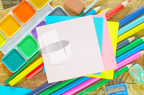 Image of school supplies