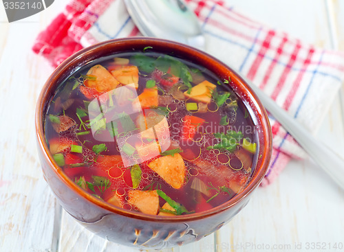 Image of fresh soup