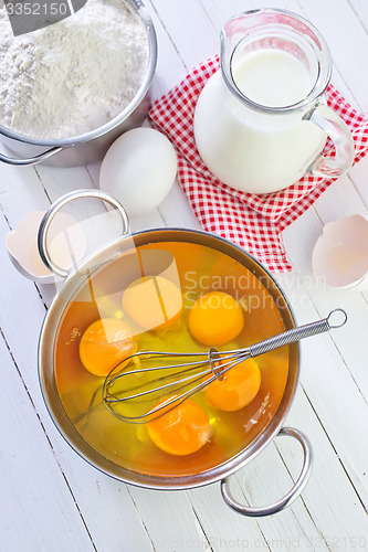 Image of ingredients for dough