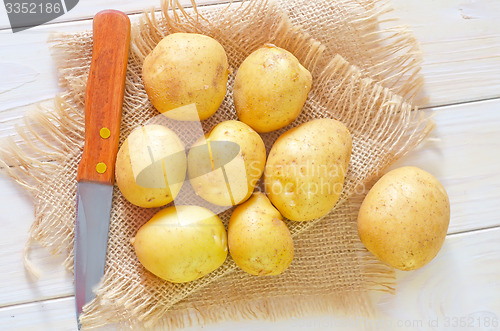 Image of raw potato