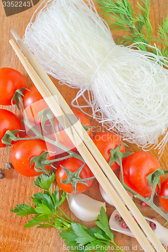 Image of rice noodles