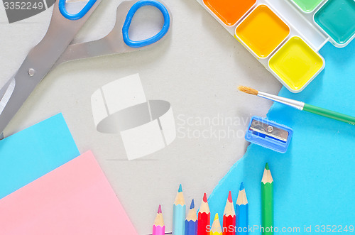 Image of school supplies