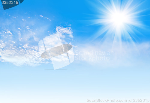 Image of blue sky