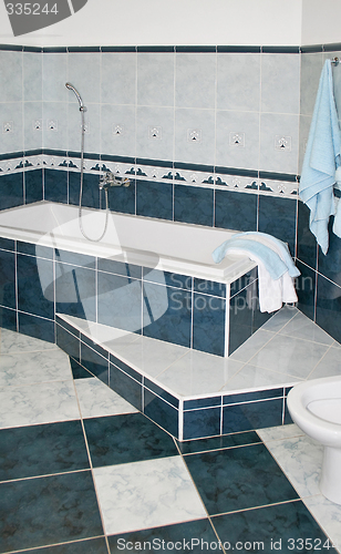 Image of Blue bath