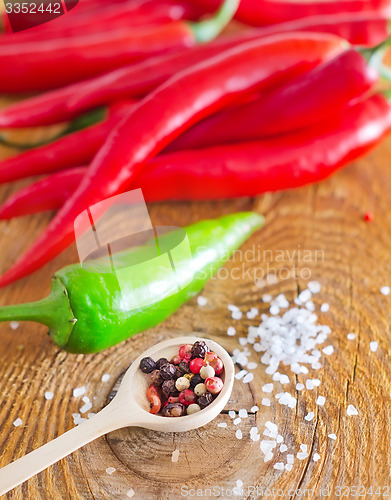 Image of pepper and aroma spice