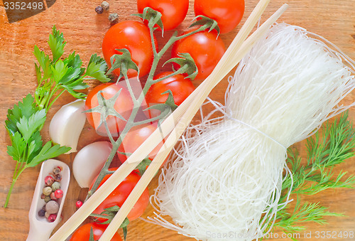 Image of rice noodles