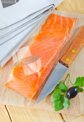 Image of raw salmon