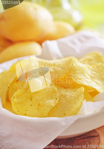 Image of chips from potato