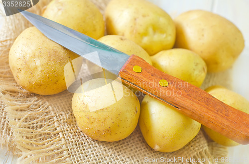 Image of raw potato