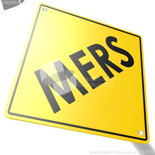 Image of MERS road sign