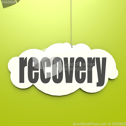 Image of White cloud with recovery
