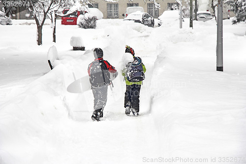 Image of Children in the snow