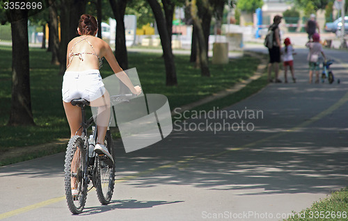 Image of WomanOnTheBike