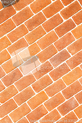 Image of brick in  italy old wall  