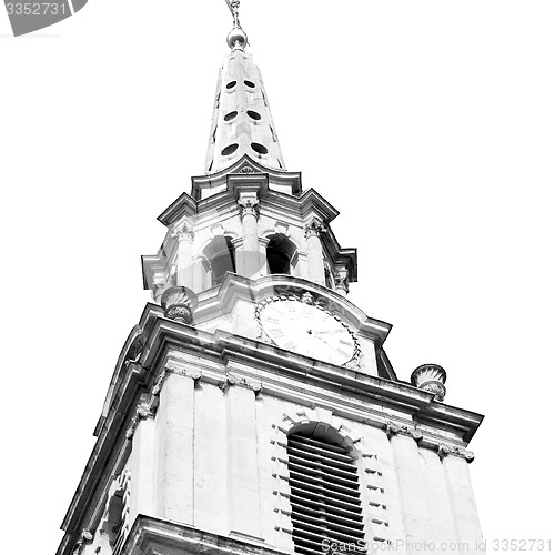 Image of old architecture in england london europe wall and history