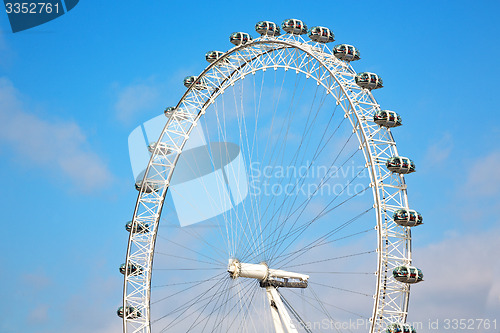 Image of london eye in the  