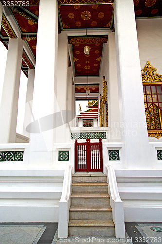 Image of thailand       and  asia   in   door wat  palaces       gate