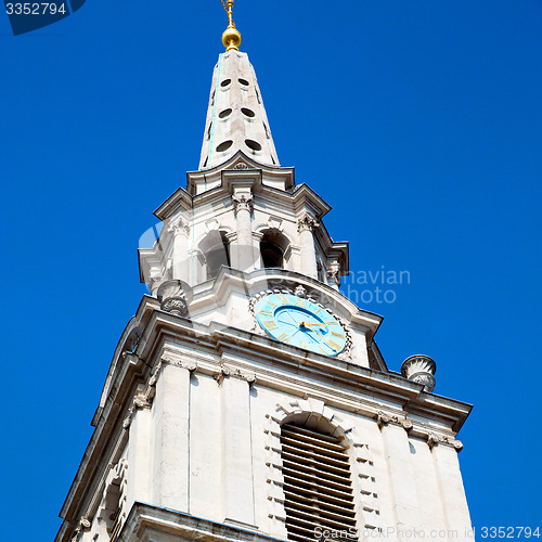 Image of old architecture in england london europe wall and history