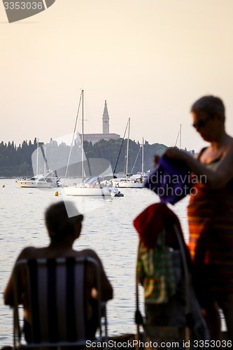 Image of Man and woman on Adriatic coast