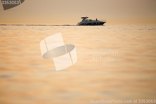 Image of Motor boat in Adriatic sea