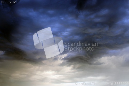 Image of storm-clouds before rain