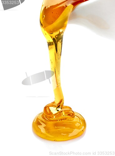 Image of pouring honey