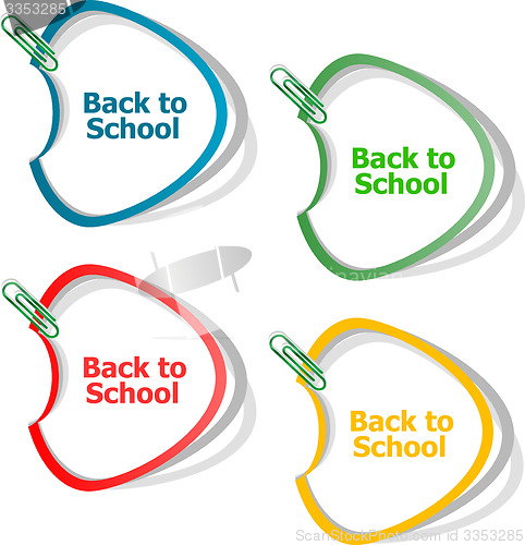 Image of Back To School education banners