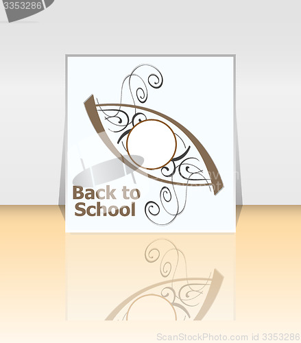 Image of Back to school word, education concept
