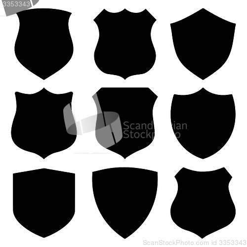 Image of Black custom shields