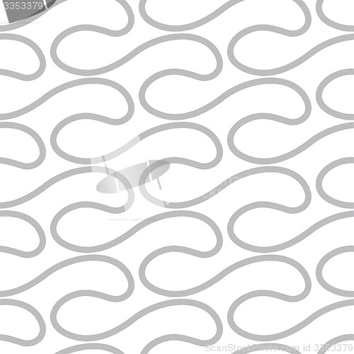 Image of Seamless Grey pattern on a white background